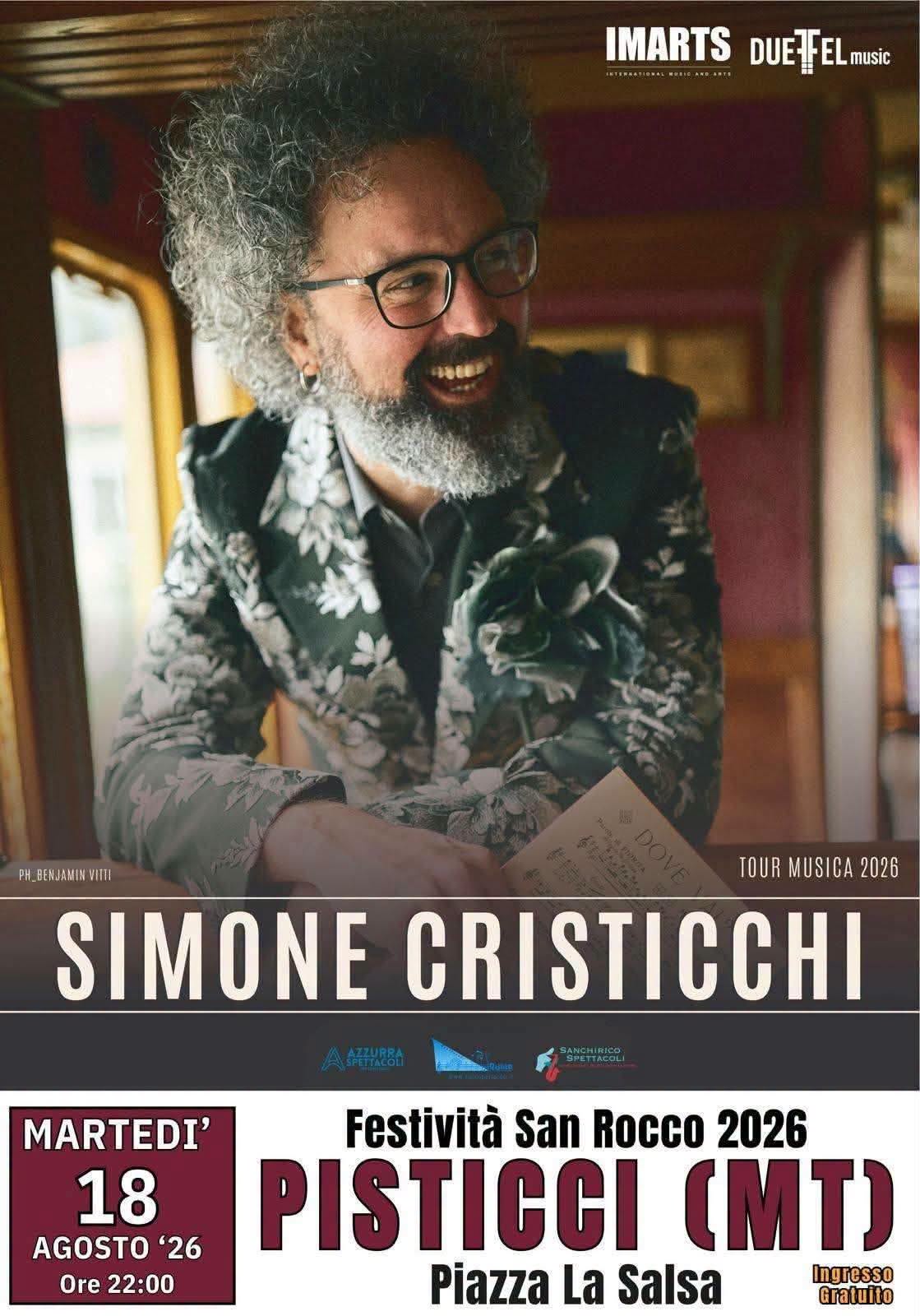 Locandina di Simone Cristicchi - Tour Musica 2026