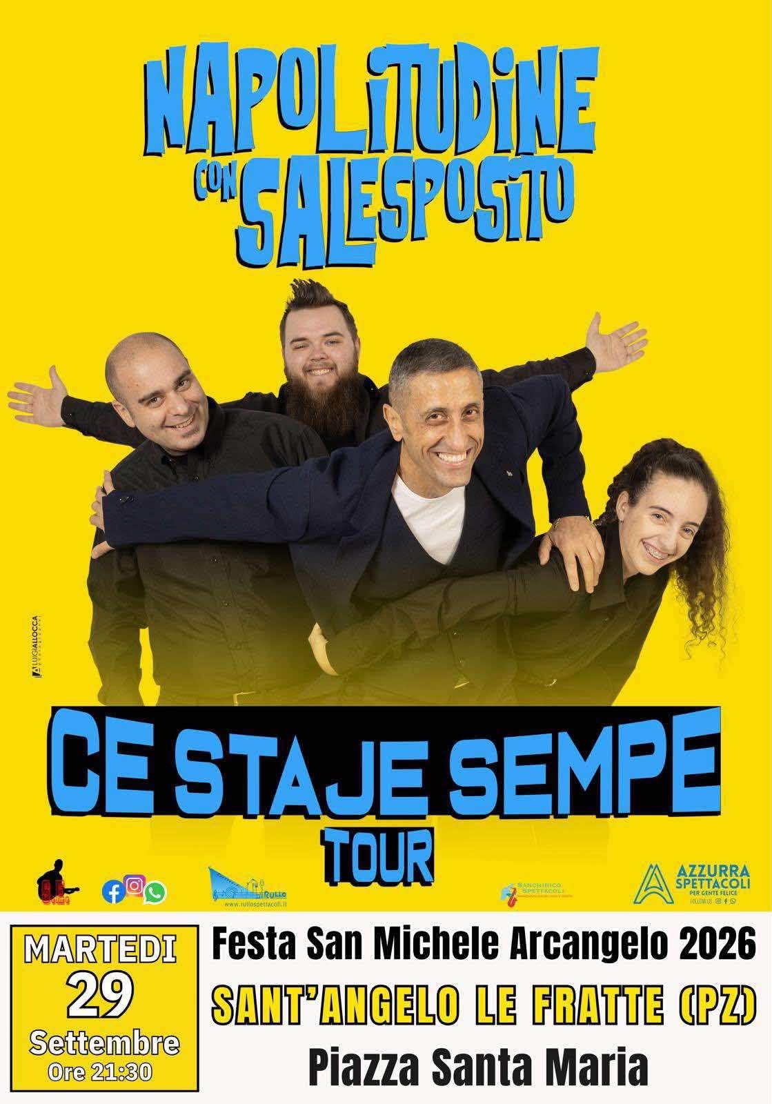 Locandina di Napolitudine con Salesposito - Ce staje sempe tour