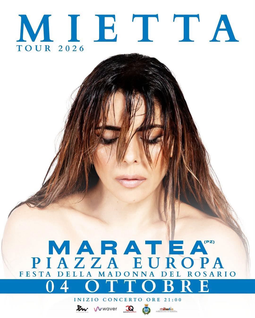 Locandina di MIETTA TOUR 2026