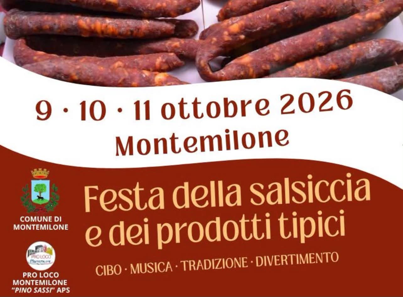 Locandina di Festa della salsiccia e dei prodotti tipici