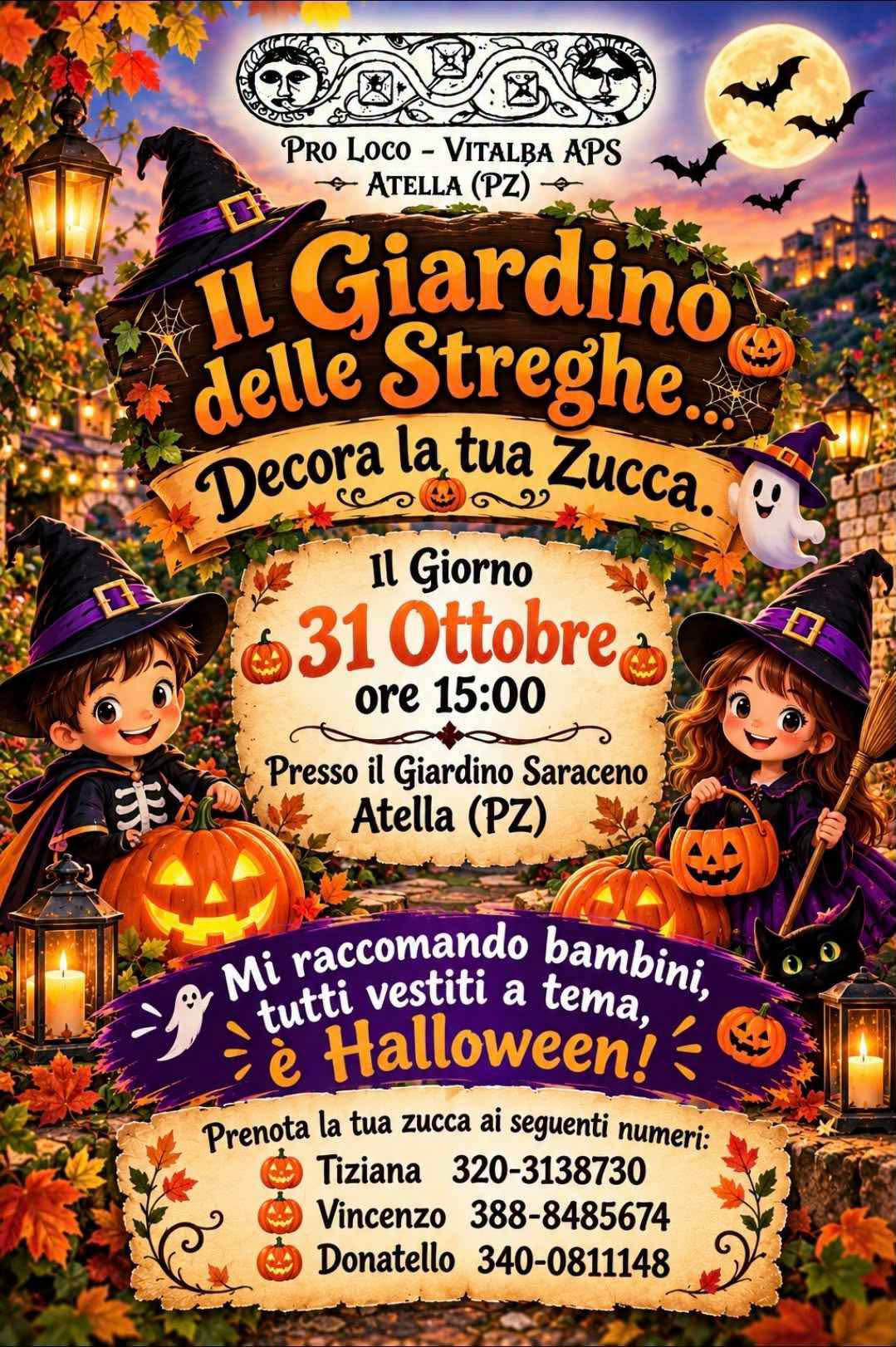 Locandina di Il Giardino delle Streghe: Decora la tua Zucca