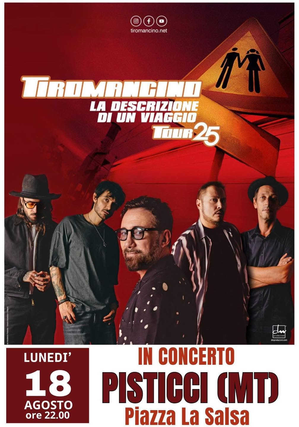 Locandina di Tiromancino in concerto